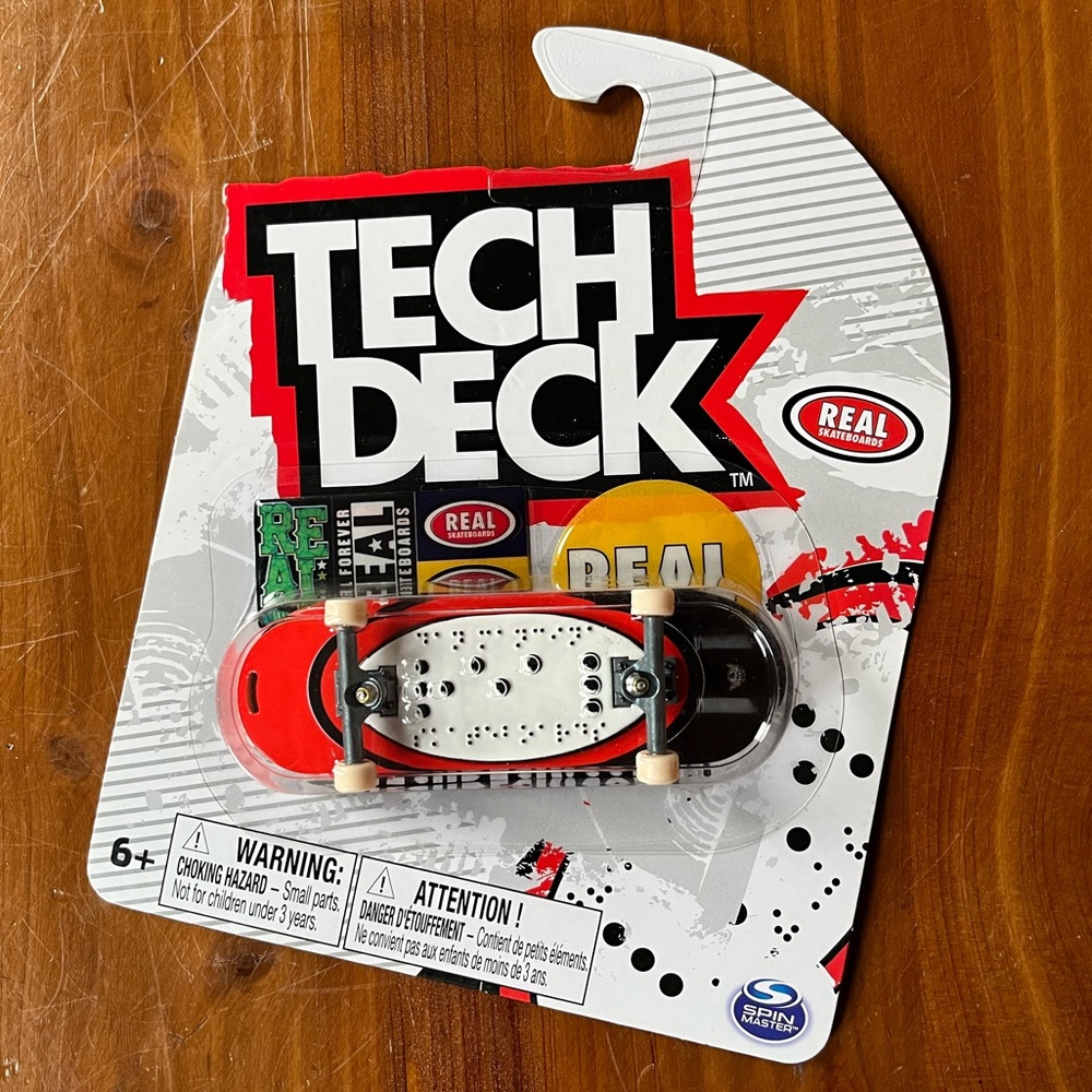 Braille ULTRA RARE “REAL Skateboards” x Tech Deck Mini Fingerboard
